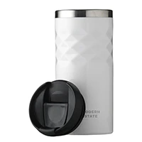 Recycled steel mug white 280 ml - 